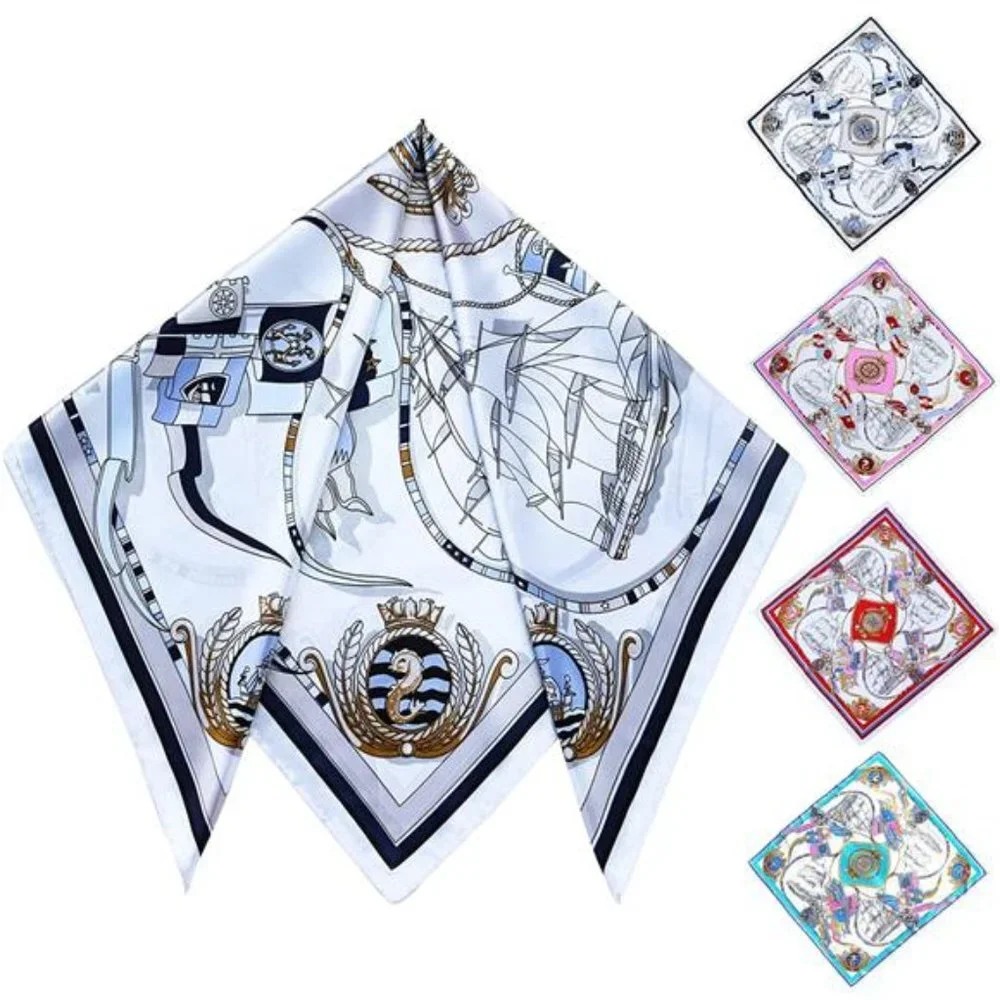 4PCS Large Satin Head Scarf for Women - Picture 1 of 5